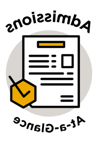 Icon of white and yellow paper with check mark